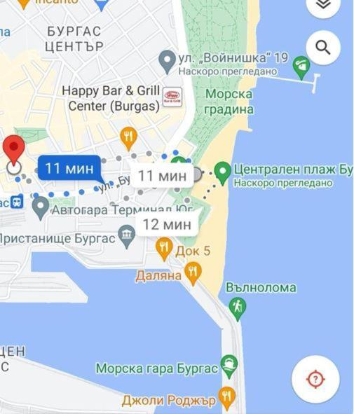 Студио В Центъра На Бургас Leilighet Eksteriør bilde